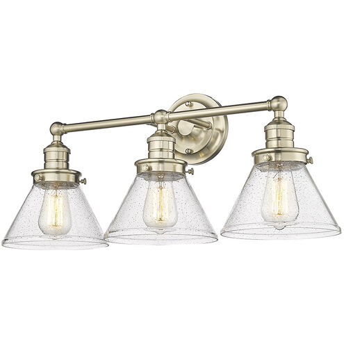 Eyden 3 Light 25.88 inch Modern Gold Vanity Light Wall Light
